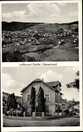 Ak Dahle Altena im Sauerland, Gaststätte Ries, Panorama