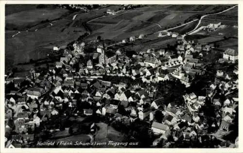 Ak Hollfeld in der Fränkischen Schweiz, vom Flugzeug aus