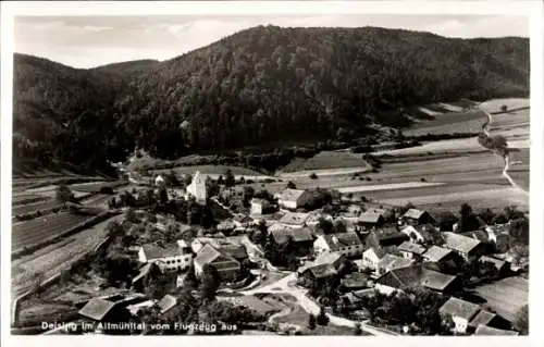 Ak Deising im Altmühltal Riedenburg Niederbayern, Fliegeraufnahme