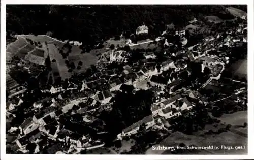 Ak  Sulzburg Schwarzwald, Fliegeraufnahme