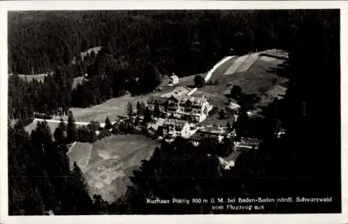 Ak Bühlertal im Schwarzwald, Kurhaus Plättig, Fliegeraufnahme