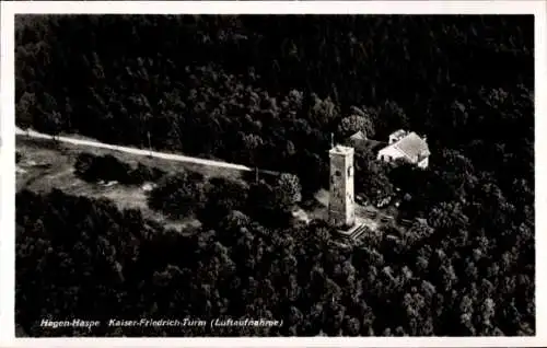 Ak Haspe Hagen Westfalen, Fliegeraufnahme, Kaiser-Friedrich-Turm