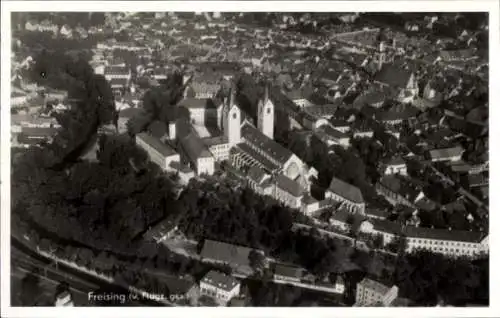 Ak Freising in Oberbayern, Freising (Flugzeugaufnahme)