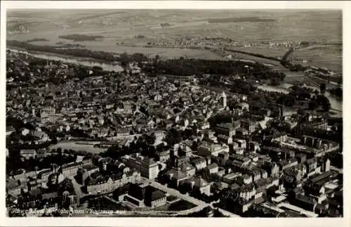 Ak Schorndorf im Remstal Württemberg, Malmö Flugzeug aus