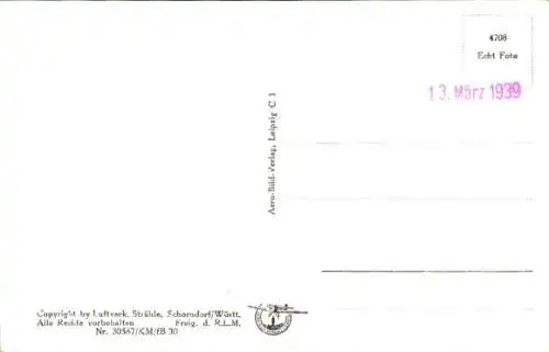 Ak Berlin Köpenick Schmöckwitz, Luftaufnahme