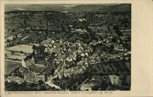 Ak Burkheim Vogtsburg im Kaiserstuhl, Fliegeraufnahme