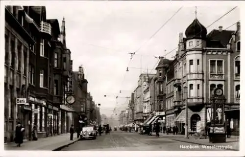 Ak Hamborn Duisburg im Ruhrgebiet, Weselerstraße