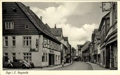 Ak Lage in Lippe, Bergstraße