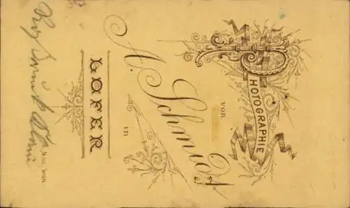 CdV Landschaftsmotiv, Tal im Gebirge, Bach