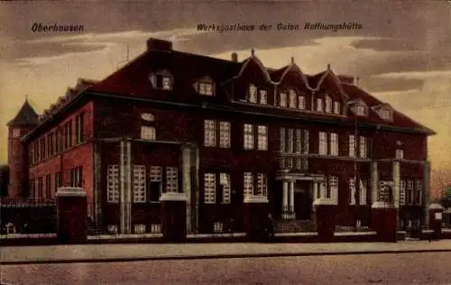 Ak Oberhausen Rhein, Werksgasthaus der Hoffnungshütte