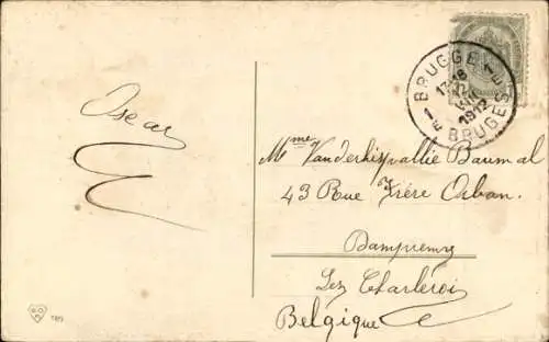 Künstler Ak Pferdeschlitten, Troika