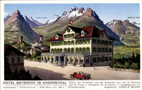 Ak Hospental Kt Uri, Hotel Meyerhof