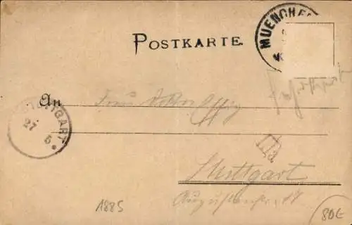 Vorläufer Litho München, Hofbräuhaus, Innenhof