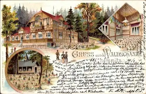 Litho Chemnitz in Sachsen, Waldschänke