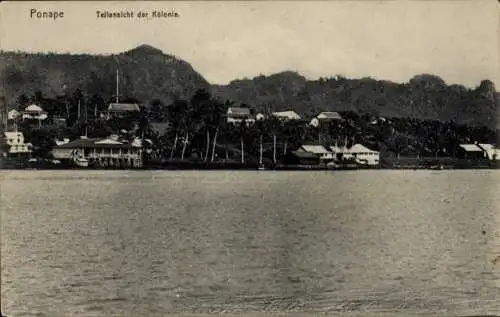 Ak Ponape Pohnpei Mikronesien, Teilansicht der Kolonie