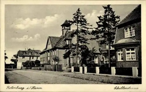 Ak Rotenburg in Hannover Rotenburg an der Wümme, Schillerstraße