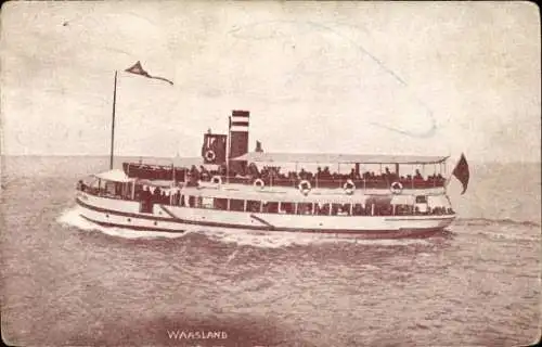 Ak Dampfer S.S: Waasland