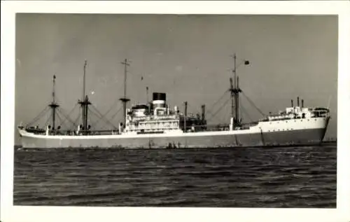 Foto Ak Hafenansicht mit Schiff, Pune Poona Indien