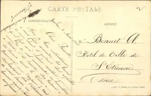 Ak Französisches Torpedoboot auf See