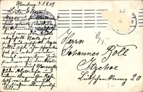 Ak Hamburg Mitte Neustadt, Jungfernstieg