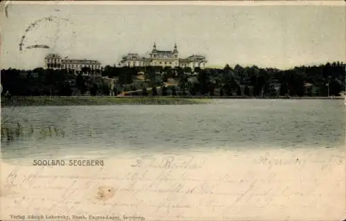 Ak Bad Segeberg in Holstein, Blick auf das Segeberger Solbad mit Kursaal und Wasserturm