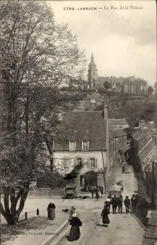 Ak Lannion Côtes d’Armor, La Rue de la Trinité