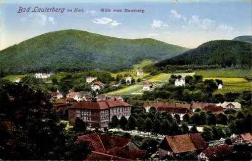 Ak Bad Lauterberg im Harz, Blick vom Hausberg