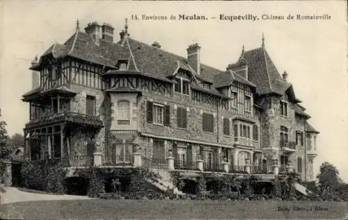 Ak Meulan Ecquevilly Yvelines, Château de Romainville