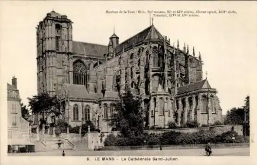 Ak Le Mans Sarthe, La Cathédrale Saint-Julien