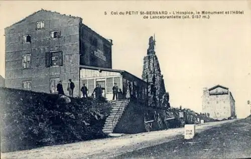 Ak Kleiner Sankt Bernhard Savoie, Hospice, Monument, Hôtel de Lancebranlette