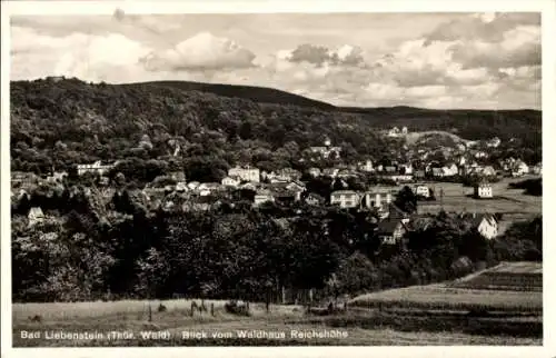 Ak Bad Liebenstein im Thüringer Wald, Blick vom Waldhaus Reichshöhe