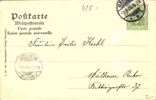 Ak Remscheid im Bergischen Land, Eschbachtalsperre