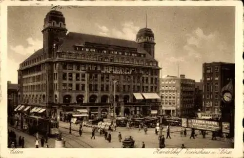 Ak Essen im Ruhrgebiet, Handelshof, Vereinshaus und Börse