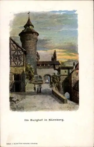 Künstler Litho Nürnberg in Mittelfranken, Im Burghof