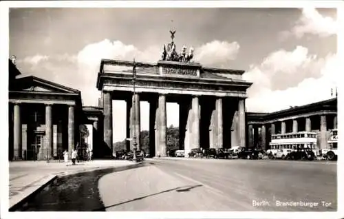 Ak Berlin Mitte, Brandenburger Tor