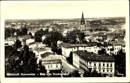 Ak Eberswalde in Brandenburg, Stadt vom Drachenkopf aus gesehen