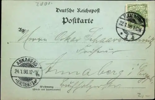 Mondschein Ak Hamburg Mitte Altstadt, Dovenfleth