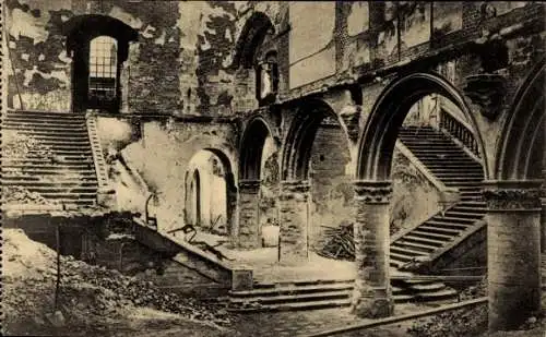 Ak Louvain Leuven Flämisch Brabant, Ruine