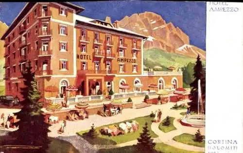 Ak Cortina d'Ampezzo Veneto, Cinque Torri, Dolomiti di Ampezzo, Hotel Ampezzo