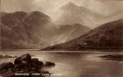 Ak Snowdon Wales, Snowdon from Llyn Llydaw