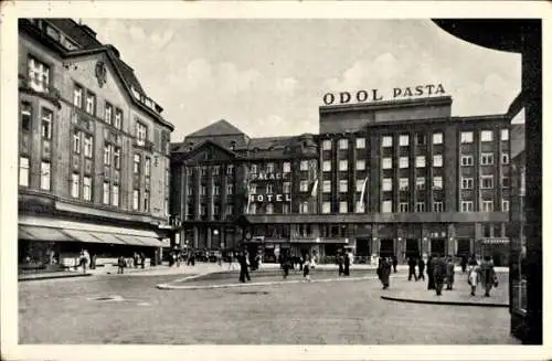 Ak Moravská Ostrava Mährisch Ostrau Region Mährisch Schlesien, Palace Hotel, Odol Pasta