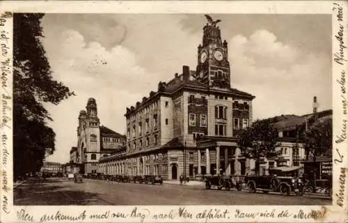 Ak Břevnov Breunau Praha Prag Tschechien, Wilson Bahnhof