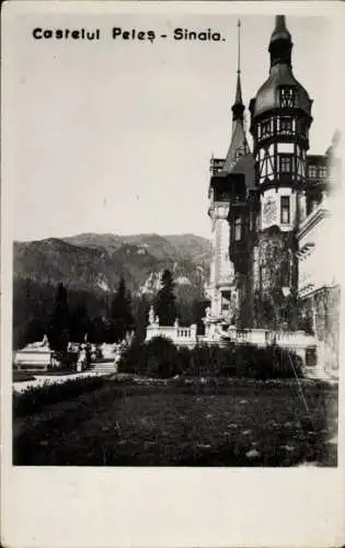 Ak Sinaia Rumänien, Castel Peleș