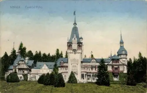 Ak Sinaia Rumänien, Castel Peleș