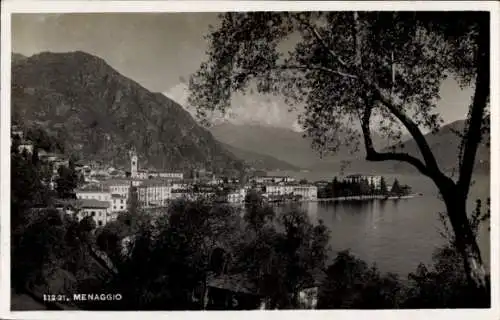 Ak Menaggio Lago di Como Lombardia, Panorama