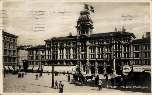 Ak Triest Trieste Friuli Venezia Giulia,  Palazzo Municipale