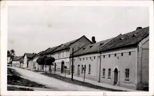 Ak Nimkau Niederschlesien, Straßenpartie