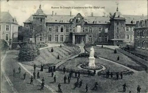 Ak Luxemburg Luxembourg, Maison St Josephà Lembecq lez Hal