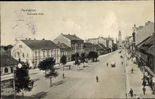 Ak Pardubice Pardubitz Stadt, Královská třída