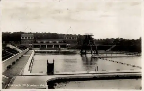 Ak Gladbeck im Ruhrgebiet, Schwimmstadion